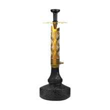 Load image into Gallery viewer, COCOYAYA Ferro Series Vivanta Hookah Golden ( Black Base )
