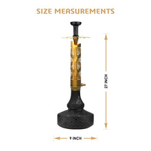 Load image into Gallery viewer, COCOYAYA Ferro Series Vivanta Hookah Golden ( Black Base )
