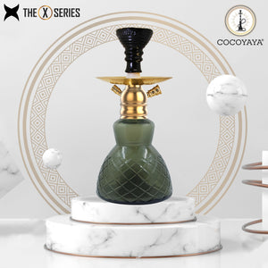 COCOYAYA X Series Hookah X13 Golden (Dark Grey Base)