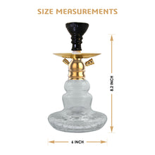 Load image into Gallery viewer, COCOYAYA X Series Hookah X4 Golden (Transparent Base)
