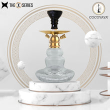 Load image into Gallery viewer, COCOYAYA X Series Hookah X4 Golden (Transparent Base)
