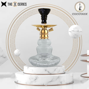 COCOYAYA X Series Hookah X4 Golden (Transparent Base)