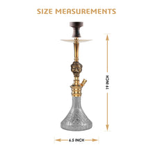 Load image into Gallery viewer, COCOYAYA Bohemian Series Gringo Hookah Golden (Grey Base)
