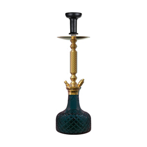 COCOYAYA Prince Series Big Valencia Hookah Golden ( Blue Base )
