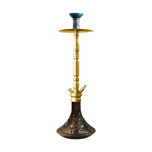 COCOYAYA King Series Carlos Hookah Golden (Dark Grey Base)