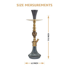 Load image into Gallery viewer, COCOYAYA Bohemian Series Gringo Shisha Hookah Golden (Base Black)
