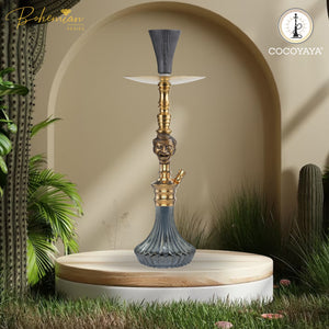 COCOYAYA Bohemian Series Gringo Shisha Hookah Golden (Base Black)