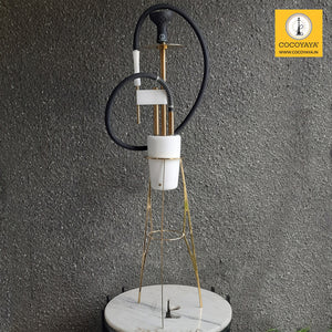 COCOYAYA Halo Hookah Golden White