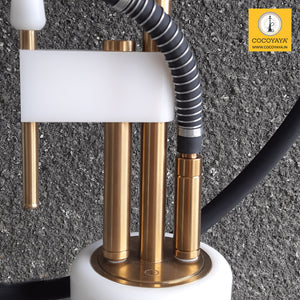 COCOYAYA Halo Hookah Golden White