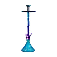 Load image into Gallery viewer, COCOYAYA King Series Hector Blue Base Hookah Rainbow
