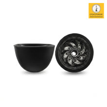Load image into Gallery viewer, COCOYAYA Silicone Voto Glass Chillum Hookah Bowl Chillum Black
