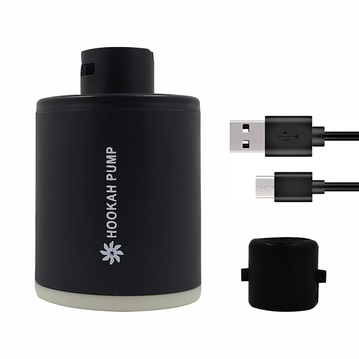 COCOYAY Electric Hookah Pump Kit with 1300 mAh Rechargeable Battery Le