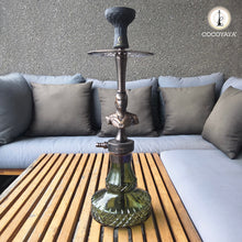 Load image into Gallery viewer, COCOYAYA Congo Series Iron man Hookah Coffee (Dark Green Base) With Bag
