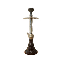 Load image into Gallery viewer, COCOYAYA Jade Series Valeria Hookah Champagne (Design 1 Dark Purple Base) With Bag
