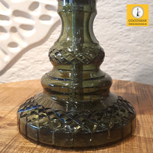 Load image into Gallery viewer, COCOYAYA Jade Series Valeria Hookah Champagne (Design 2 Dark Green Base) With Bag
