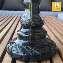 Load image into Gallery viewer, COCOYAYA Jade Series Valeria Hookah Golden (Design 11 Dark Green Base) with Bag
