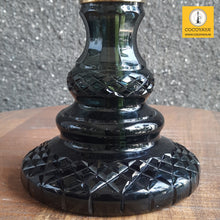 Load image into Gallery viewer, COCOYAYA Jade Series Valeria Hookah Golden (Design 1 Dark Green Base) With Bag
