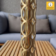 Load image into Gallery viewer, COCOYAYA Jade Series Valeria Hookah Golden (Design 7 Light Green Base) With Bag
