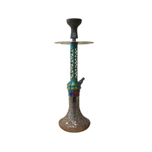 Load image into Gallery viewer, COCOYAYA Jade Series Valeria Hookah Rainbow ( Design 12 Grey Base ) With Bag
