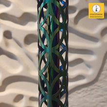 Load image into Gallery viewer, COCOYAYA Jade Series Valeria Hookah Rainbow ( Design 12 Grey Base ) With Bag
