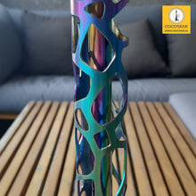 Load image into Gallery viewer, COCOYAYA Jade Series Valeriya Hookah Rainbow (Design 7 Dark Grey Base) with Bag
