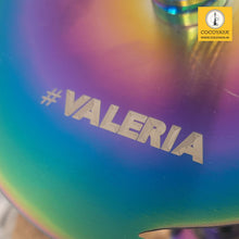 Load image into Gallery viewer, COCOYAYA Jade Series Valeria Hookah Rainbow ( Design 7 Grey Base ) With Bag
