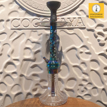 Load image into Gallery viewer, COCOYAYA Jade Series Valeria Hookah Rainbow ( Design 12 Transparent Base ) With Bag
