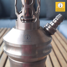 Load image into Gallery viewer, COCOYAYA Jade Series Valeriya Hookah Rose Golden (Design 10 Transparent Base) with Bag
