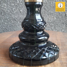 Load image into Gallery viewer, COCOYAYA Jade Series Valeria Hookah Golden (Design 10 Dark Green Base) with Bag
