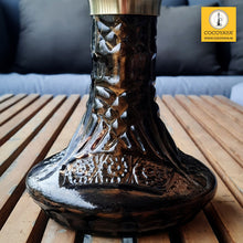 Load image into Gallery viewer, COCOYAYA Jade Series Valeria Hookah Golden ( Design 2 Dark Grey Base ) With Bag

