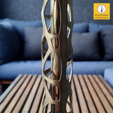 Load image into Gallery viewer, COCOYAYA Jade Series Valeria Hookah Golden ( Design 7 Dark Grey Base ) With Bag
