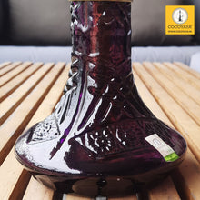 Load image into Gallery viewer, COCOYAYA Jade Series Valeria Hookah Golden (Design 12 Dark Purple Base) With Bag
