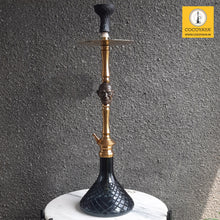 Load image into Gallery viewer, COCOYAYA Jungle Series Dr D Hookah Golden (Green Base) With Bag
