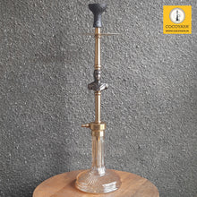 Load image into Gallery viewer, COCOYAYA Jungle Series Iron man Hookah Golden (Orange Base) With Bag
