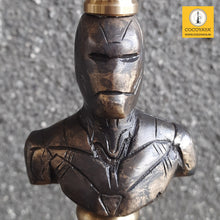 Load image into Gallery viewer, COCOYAYA Jungle Series Iron man Hookah Golden (Orange Base) With Bag
