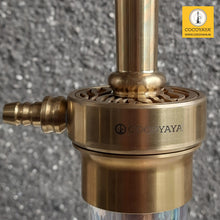 Load image into Gallery viewer, COCOYAYA Jungle Series Kong Hookah Golden (Star Base Transparent) With Bag
