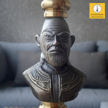 Load image into Gallery viewer, COCOYAYA Jungle Series Thanos Hookah Golden (Star Base Orange) With Bag
