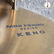 Load image into Gallery viewer, COCOYAYA Mini Ferro Series Keno Hookah Golden ( Dark Grey Base) with Bag
