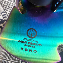 Load image into Gallery viewer, COCOYAYA Mini Ferro Series Keno Hookah Rainbow  (Dark Aqua Green Base) with Bag
