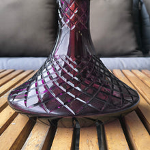 Load image into Gallery viewer, COCOYAYA King Series 2.0 Vikram Aditya Hookah Golden ( Dark Purple Base) With Bag
