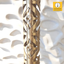 Load image into Gallery viewer, COCOYAYA King Series 2.0 Akbar The Great Hookah Golden ( Black Base) With Bag
