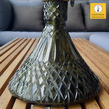 Load image into Gallery viewer, COCOYAYA King Series 2.0 Akbar The Great Hookah Golden (Dark Green Base) With Bag
