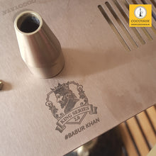 Load image into Gallery viewer, COCOYAYA King Series 2.0 Babur Khan Hookah Champagne ( Dark Green Base)
