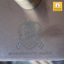 Load image into Gallery viewer, COCOYAYA King Series 2.0 Chandragupta Maurya Hookah Golden (Dark Purple Base) With Bag
