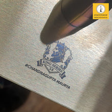 Load image into Gallery viewer, COCOYAYA King Series 2.0 Chandragupta Maurya Hookah Rainbow (Dark Grey Base) With Bag
