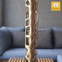 Load image into Gallery viewer, COCOYAYA King Series 2.0 Jahangir Alam Hookah Golden (Orange Base) With Bag
