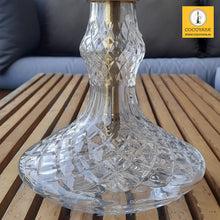Load image into Gallery viewer, COCOYAYA King Series 2.0 Jahangir Alam Hookah Golden (Transparent Base) With Bag
