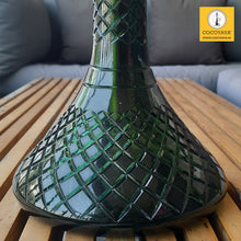 Load image into Gallery viewer, COCOYAYA King Series 2.0 Raja Raj Hookah Golden (Dark Green Base) With Bag
