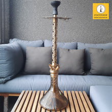 Load image into Gallery viewer, COCOYAYA King Series 2.0  Rana Sanga Hookah Golden ( Grey Base) With Bag

