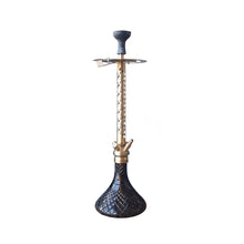 Load image into Gallery viewer, COCOYAYA King Series 2.0 Sher Shah Hookah Golden (Olive Green Base) With Bag
